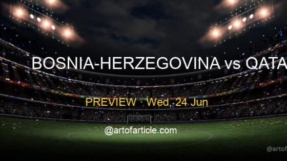 Bosnia-Herzegovina vs Qatar · TV & Kickoff ET · Group B