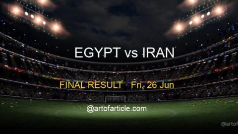 Egypt 1-1 Iran · Group G Recap