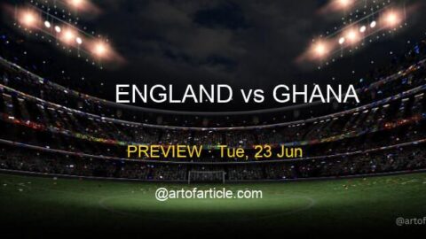 England vs Ghana · TV & Kickoff ET · Group L