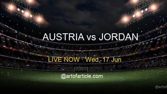 LIVE: Austria 0-0 Jordan · Group J