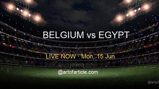LIVE: Belgium 0-1 Egypt · Group G