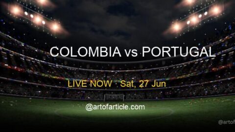 LIVE: Colombia 0-0 Portugal · Group K