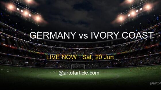 LIVE: Germany 0-0 Ivory Coast · Group E
