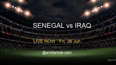 LIVE: Senegal 1-0 Iraq · Group I