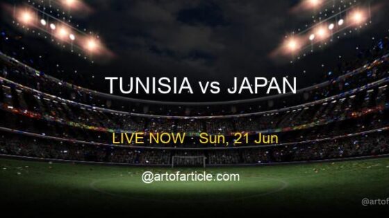 LIVE: Tunisia 0-1 Japan · Group F