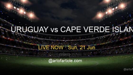 LIVE: Uruguay 0-0 Cape Verde Islands · Group H