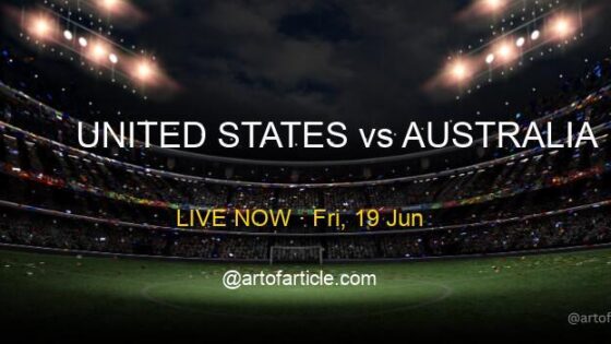 LIVE: United States 0-0 Australia · Group D