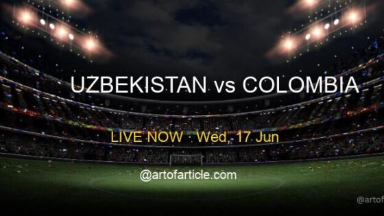 LIVE: Uzbekistan 0-1 Colombia · Group K