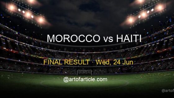 Morocco 4-2 Haiti · Group C Recap