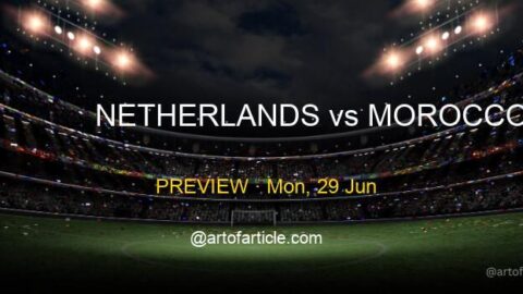 Netherlands vs Morocco · TV & Kickoff ET · Group I