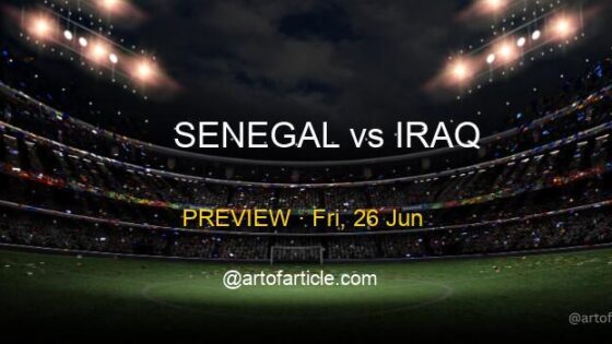 Senegal vs Iraq · TV & Kickoff ET · Group I