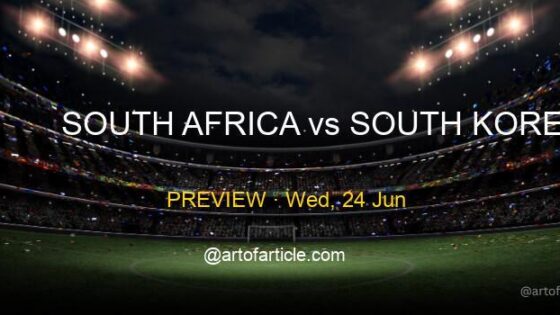 South Africa vs South Korea · TV & Kickoff ET · Group A