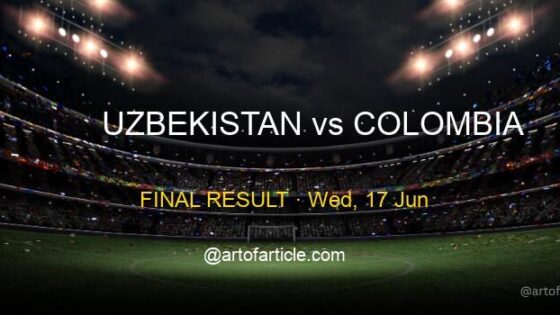Uzbekistan 1-3 Colombia · Group K Recap