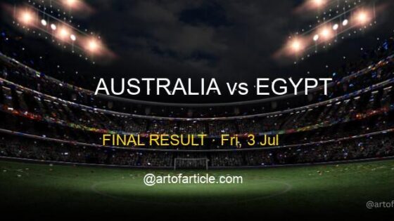 Australia 3-5 Egypt · Group D Recap