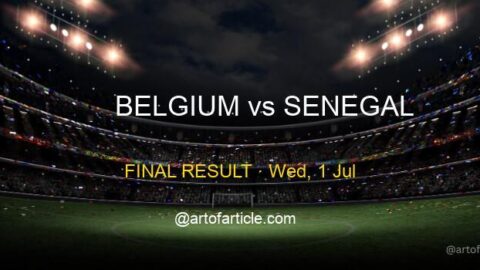 Belgium 3-2 Senegal · Group F Recap