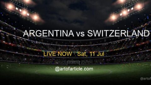 LIVE: Argentina 1-0 Switzerland · Group C