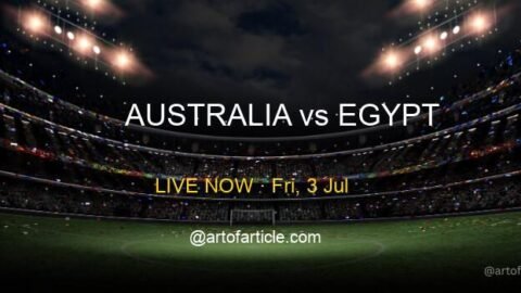 LIVE: Australia 0-0 Egypt · Group D