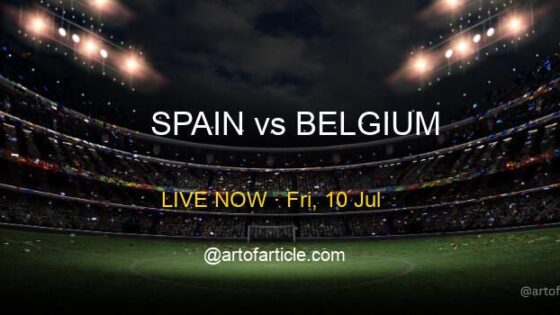 LIVE: Spain 0-0 Belgium · Group G