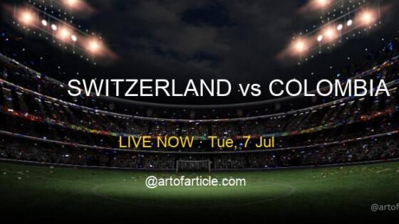 LIVE: Switzerland 0-0 Colombia · Group E