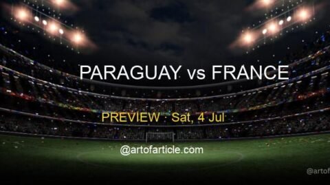 Paraguay vs France · TV & Kickoff ET · Group D