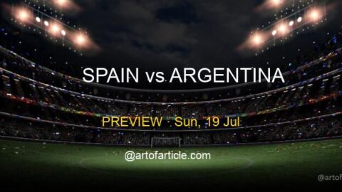 Spain vs Argentina · TV & Kickoff ET · Group G