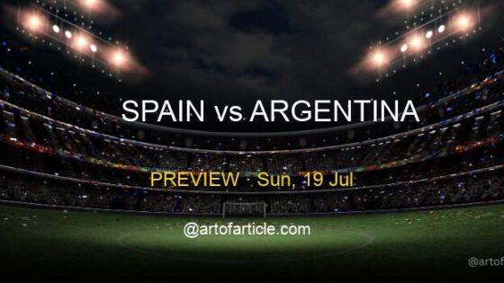 Spain vs Argentina · TV & Kickoff ET · Group G