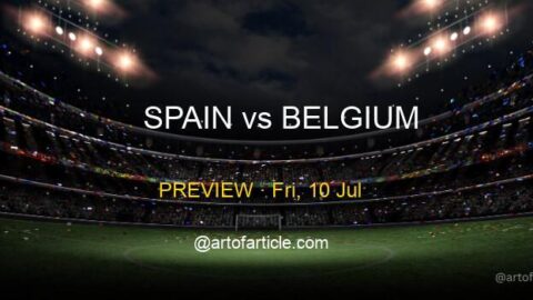Spain vs Belgium · TV & Kickoff ET · Group G