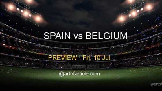 Spain vs Belgium · TV & Kickoff ET · Group G