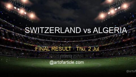 Switzerland 2-0 Algeria · Group E Recap
