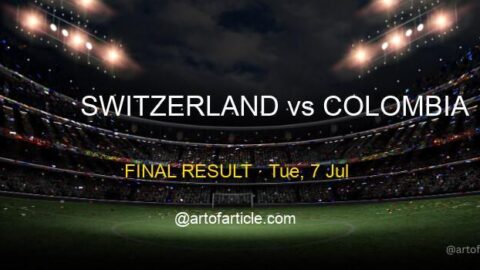 Switzerland 0-0 Colombia · Group E Recap